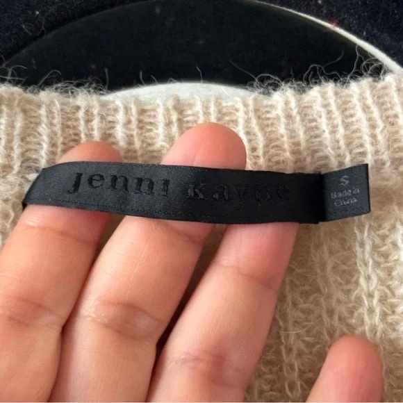 Jenni Kayne Cream Ribbed Cardigan - Picture 7 of 8